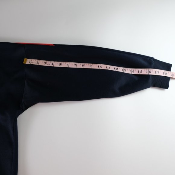 Vintage MacGregor Jacket Mens L Full Zip Track Warm Up Red White & Blue - Picture 10 of 11